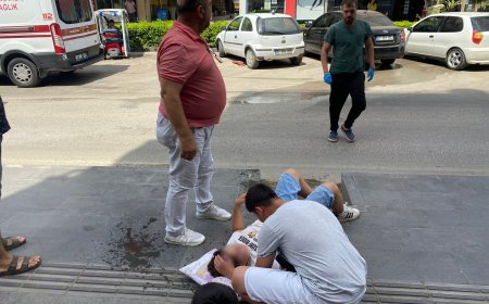 Antalyanın Serik ilçesinde Devrilen elektrikli bisikletin sürücüsü çocuk yaralandı