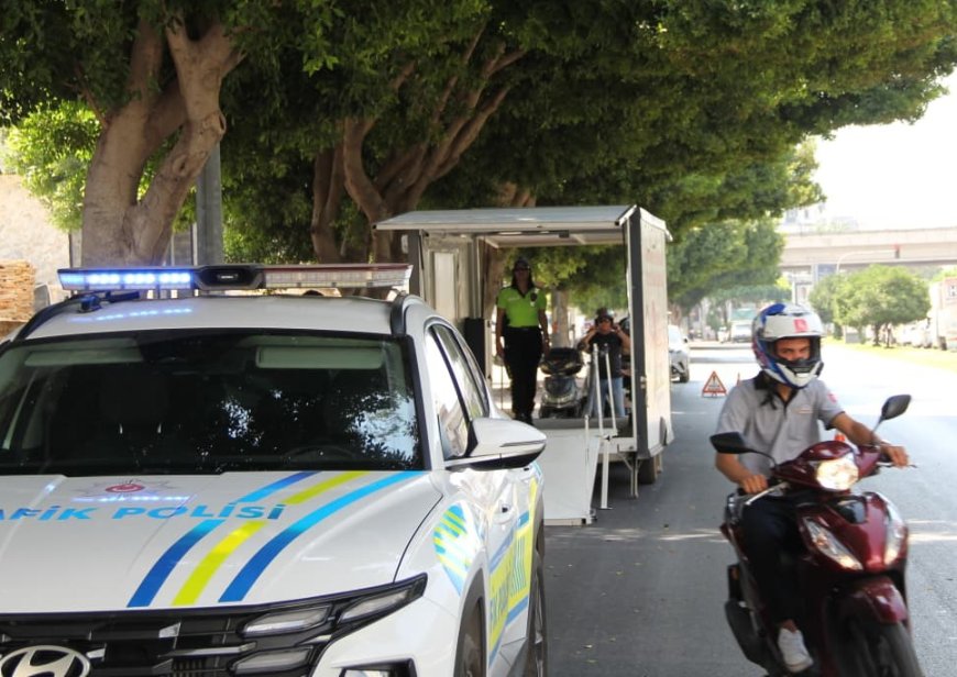 Antalya’da Motosiklet Sürücülerine Mobil Eğitim