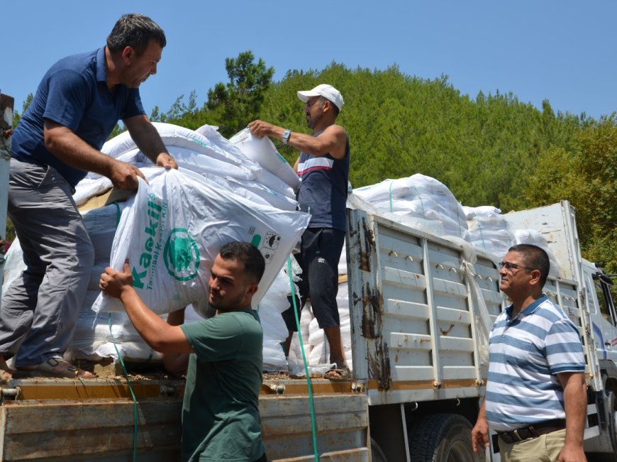 Antalya Büyükşehir’den Alanya’daki Çiftçilere 10 Ton Kaolin Kili Desteği