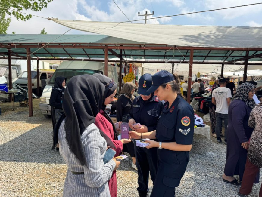 Antalya Jandarması'ndan 6284 Sayılı Kanun ve KADES Tanıtım Faaliyeti
