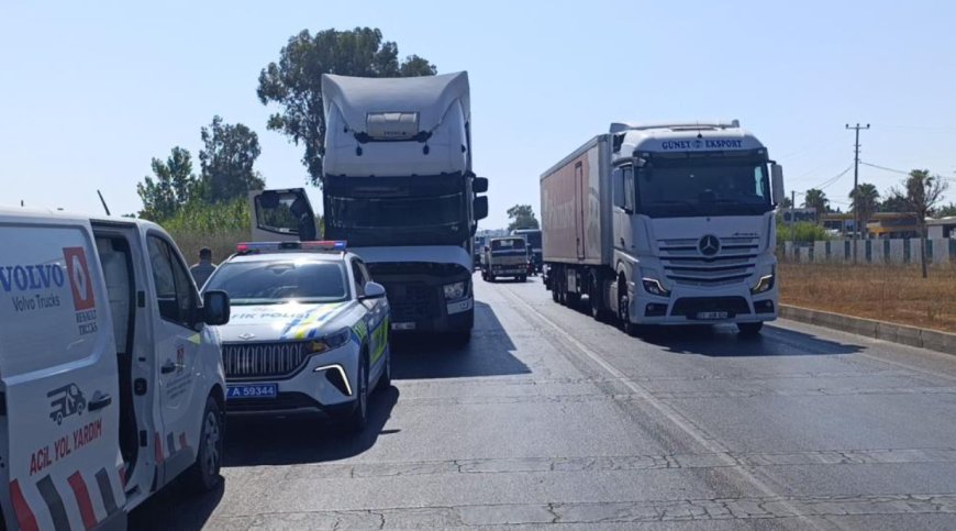 Alanya-Manavgat Yolunda Tır Arızası: Kilometrelerce Araç Kuyruğu