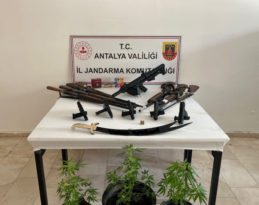 Serik’te Ruhsatsız Silah Operasyonu: 5 Şüpheli Gözaltında