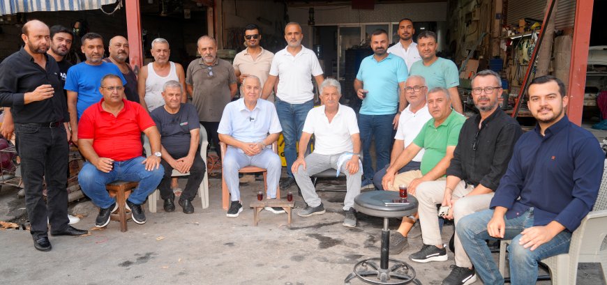 Başkan Özçelik’ten Sanayi Esnafına Asfalt ve Dönüşüm Müjdesi