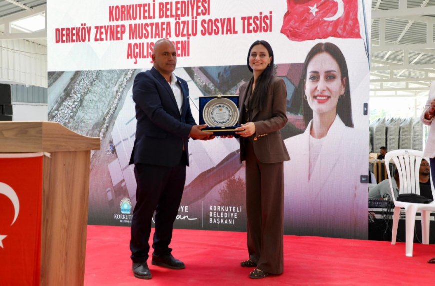 Korkuteli Belediyesi Dereköy Sosyal Tesisi Açıldı