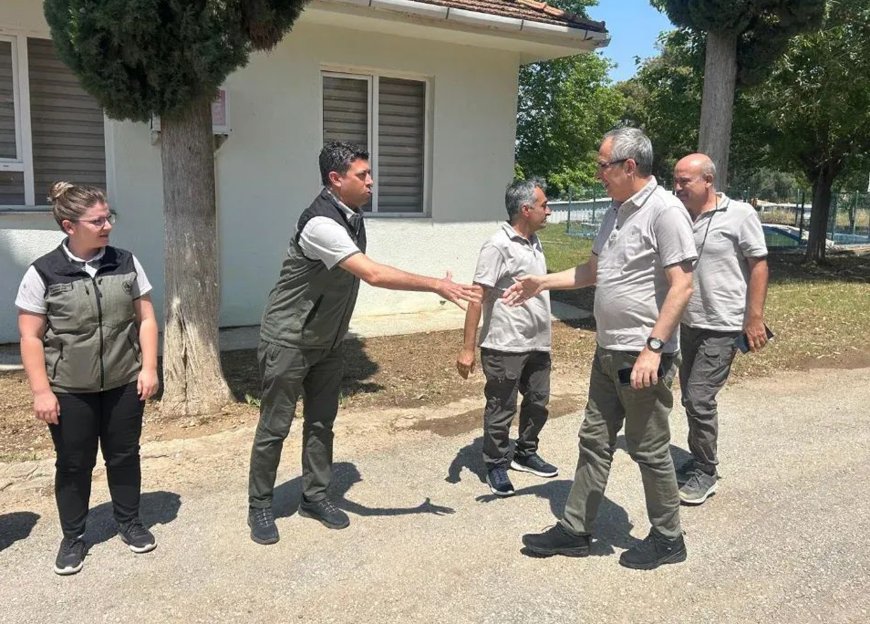 Orman Bölge Müdürü Kayıran, Yangın Söndürme Ekiplerini Ziyaret Etti