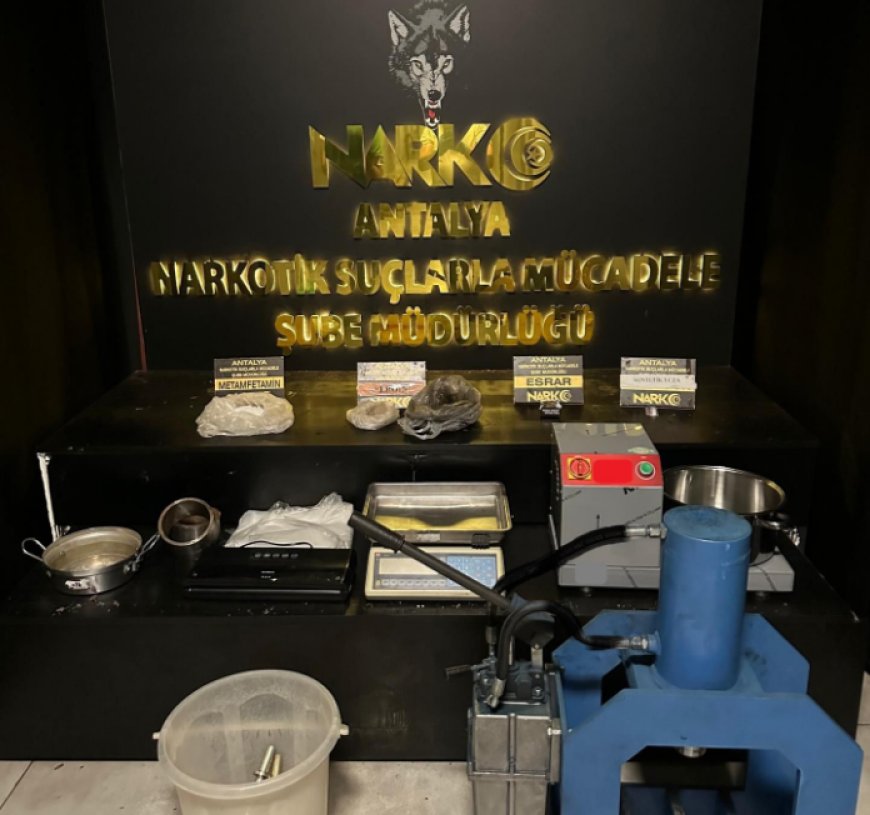 Antalya'da Narkotik Operasyonları: Bir Haftada 7 Kişi Tutuklandı