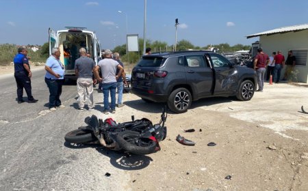 Belek'te Trafik Kazası: Motosiklet Sürücüsü Hastaneye Kaldırıldı