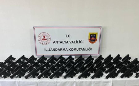 Kepez'de Kaçak Silah Operasyonu: 72 Adet Ruhsatsız Tabanca Ele Geçirildi