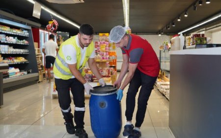 Konyaaltı Belediyesi Bitkisel Atık Yağları Toplayarak Çevre Kirliliğini Önlemeyi Hedefliyor