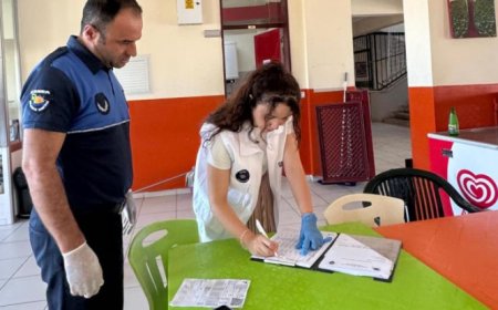 Kemer'de Okul Kantinlerine Yeni Sezon Öncesi Denetim