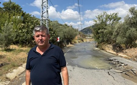 Gazipaşa'da DSİ'ye ait su borusu patladı, yol kullanılamaz hale geldi