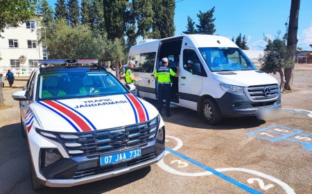 Antalya’da Okul Servis Araçlarına Jandarma Denetimi