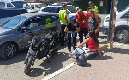 Manavgat'taki Kazada Genç Kız Kask Sayesinde Ölümden Döndü