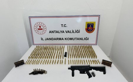 Antalya'da Suikast Silahı Ele Geçirildi: Jandarmadan Dev Operasyon