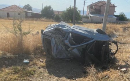 Korkuteli'de Feci Kaza: Otomobil Şarampole Yuvarlandı, Sürücüsü Öldü