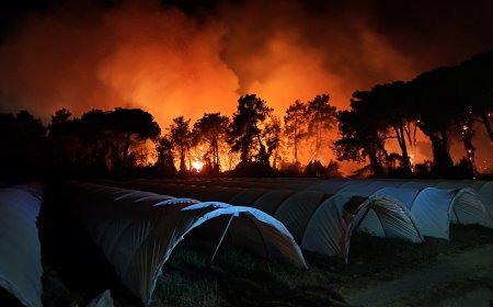 Aksu'da Büyük Korku: Yangın Otellere Yaklaştı, İki Otel Boşaltıldı