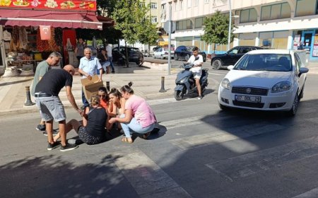 Yaya Geçidinde Otomobil Çarptı: Yaralı Kadına Sürücü Koştu