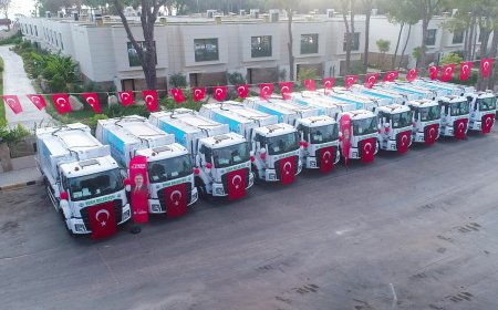 Serik Belediyesi Araç Filosunu Güçlendirdi: 10 Yeni Çöp Kamyonu Hizmete Başladı
