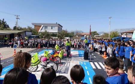 Antalya Jandarmasından Çocuklara "Trafikte Parlayan Yıldızlar" Eğitimi