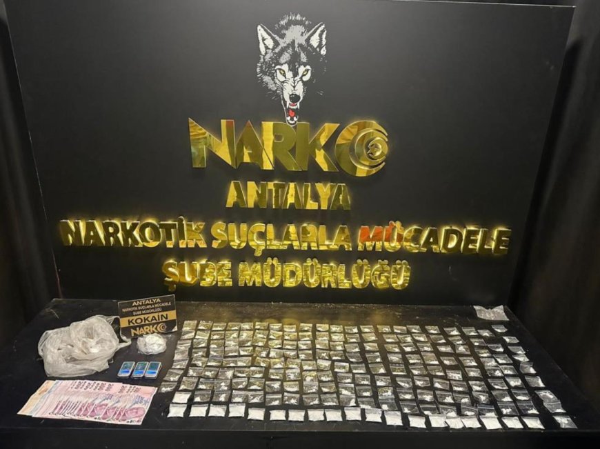 Antalya'da Narkotik Operasyonları: Birçok Türde Uyuşturucu Madde Ele Geçirildi