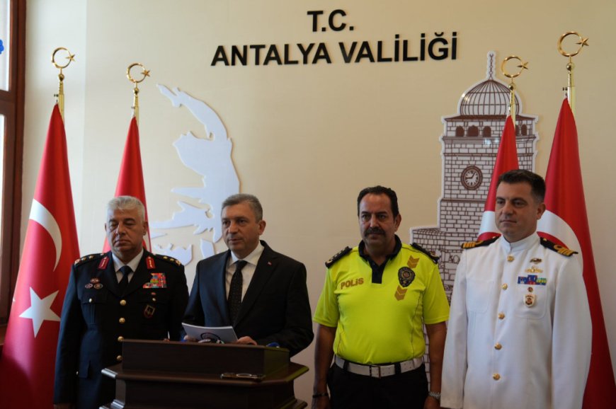 Antalya'da Suçla Mücadele Vurgusu: "Huzur Projesi" Kapsamında Ağustos Değerlendirmesi