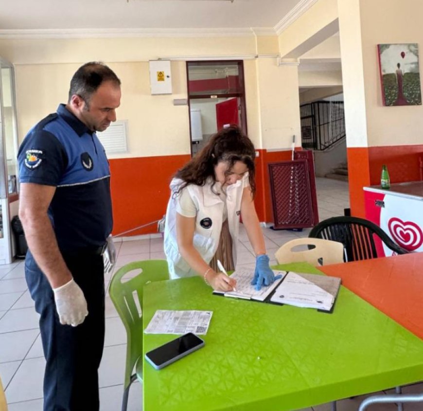 Kemer'de Okul Kantinlerine Yeni Sezon Öncesi Denetim