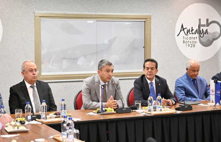 Antalya'da Tarım Zirvesi: Vali Şahin, ATB'nin Konuğu Oldu