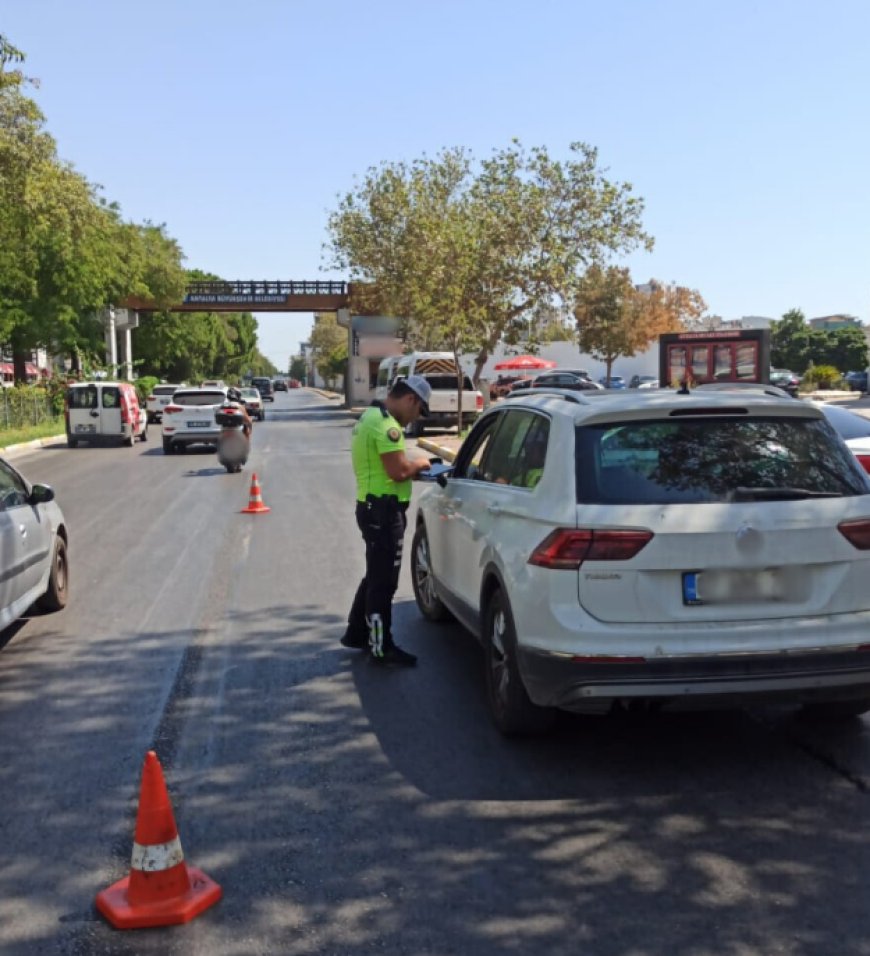 Antalya Trafiğine Kapsamlı Operasyon: Kurallara Uymayana Af Yok!