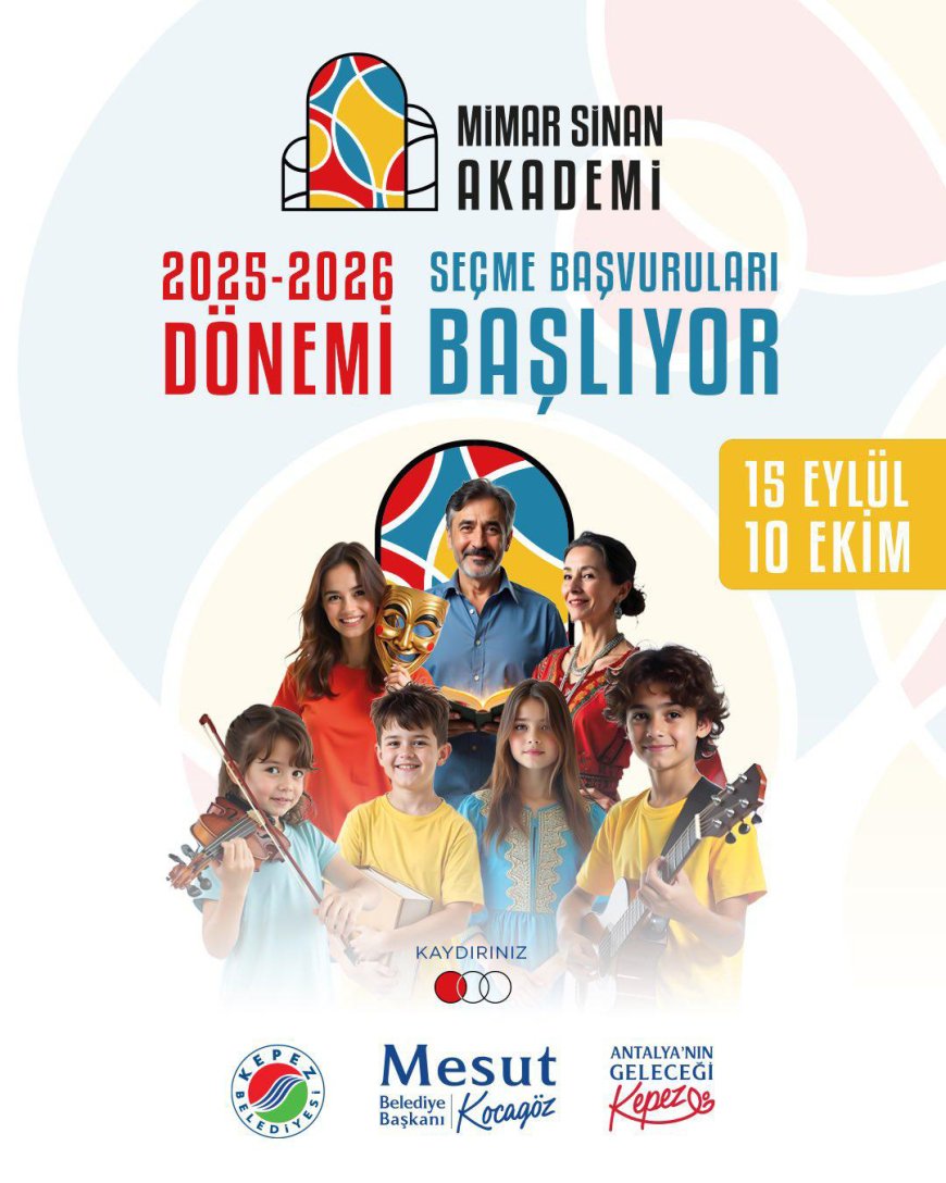Kepez'de Sanat Dolu Bir Kış! Mimar Sinan Akademi Ücretsiz Eğitimlere Kapılarını Açtı