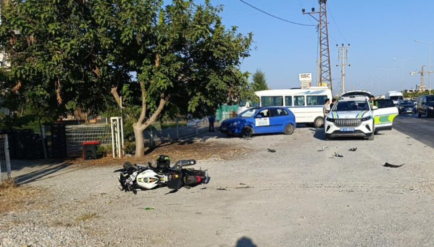Manavgat'ta Feci Kaza: Motosiklet Sürücüsü Ağır Yaralandı