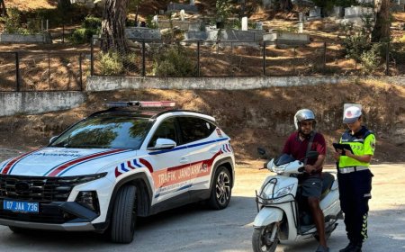 Jandarmadan Motosiklet ve Motorlu Bisiklet Denetimi