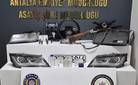 Antalya'da 'Change Araç' Operasyonu: Şasi Numaralarını Değiştirip Piyasaya Süren 11 Şüpheli Yakalandı!