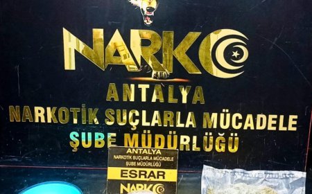 Antalya'da Uyuşturucu Operasyonu: 18 Kişi Tutuklandı.