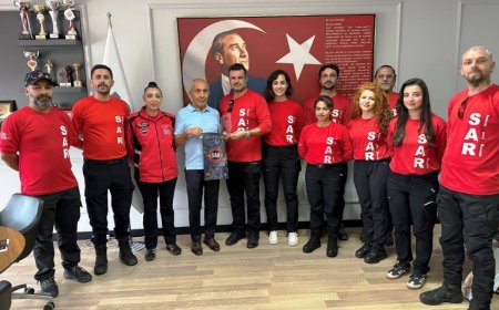 SAR Derneği'nden ANFAŞ Başkanı Bıdı'ya Teşekkür Ziyareti.