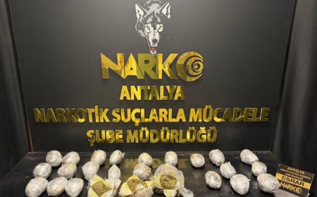 Antalya'da Uyuşturucu Ticaretine Büyük Darbe: 3 Şüpheli Adli Makamlara Sevk Edildi.