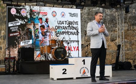 Antalya Tarihi Dokusunda Büyük Heyecan: U14 Türkiye Oryantiring Şampiyonası Başarıyla Tamamlandı.