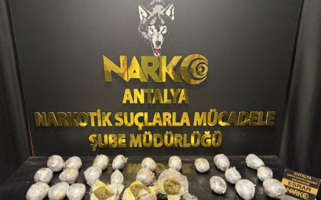 Antalya'da Narkotik Operasyonlarında 19 Tutuklama.