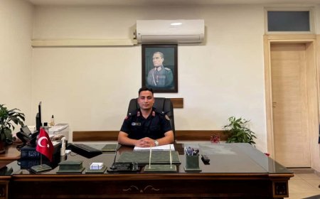 Manavgat Merkez Jandarma Komutanı Göreve Başladı.