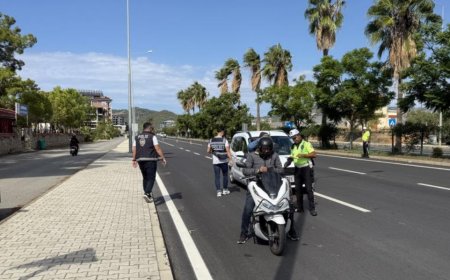 Gazipaşa'da Huzur Uygulaması: Asayiş ve Trafik Denetiminde Kural İhlallerine Ceza Yağdı.