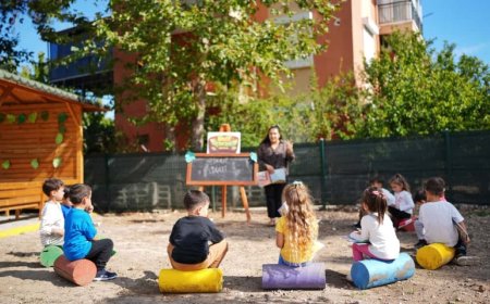 Doğa Çocuk Enstitüsü'nde hem öğreniyor hem de eğleniyorlar