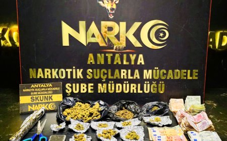 Antalya Narkotik Polisi’nden Zehir Tacirlerine Ağır Darbe: 27 Tutuklama!