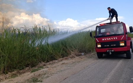 Manavgat'ta Çöp Yasağına Rağmen Atılan Moloz ve Atıklar Yangın Çıkardı