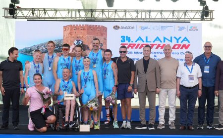 Alanya 34. Uluslararası Triatlon ve Paratriatlon Dünya Kupası'na Ev Sahipliği Yaptı: 34 Ülke Yarıştı