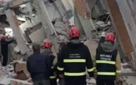 Gebze'de Korkutan Gelişme: 7 Katlı Binanın Çökmesiyle Bölgeye Çok Sayıda Ekip Sevk Edildi