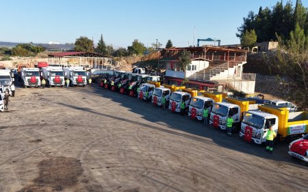 Serik Belediyesi Filosuna 37 Yeni Hizmet Aracı Eklendi