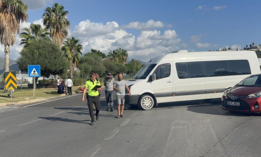Gazipaşa'da Korkutan Kaza: Okul Servisiyle Çarpışan Motosiklet Sürücüsü Ağır Yaralandı!
