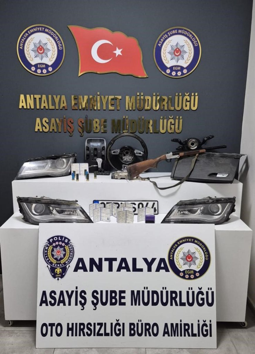 Antalya'da 'Change Araç' Operasyonu: Şasi Numaralarını Değiştirip Piyasaya Süren 11 Şüpheli Yakalandı!