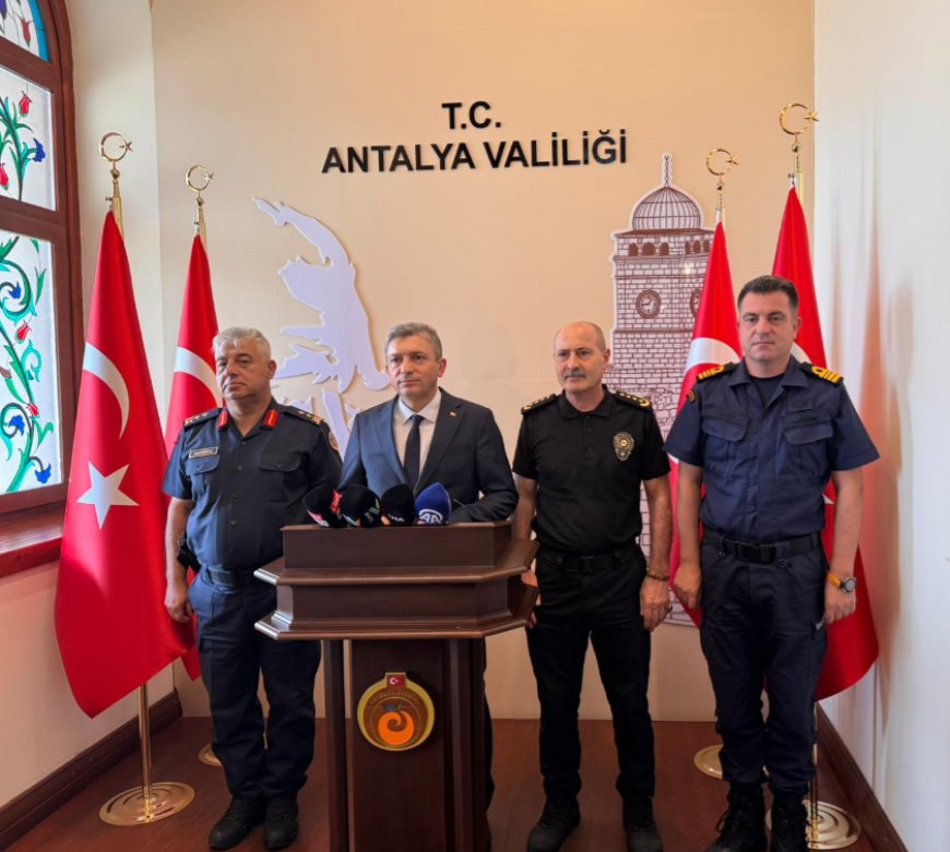 Antalya'da Eylül Ayı Asayiş Raporu Açıklandı