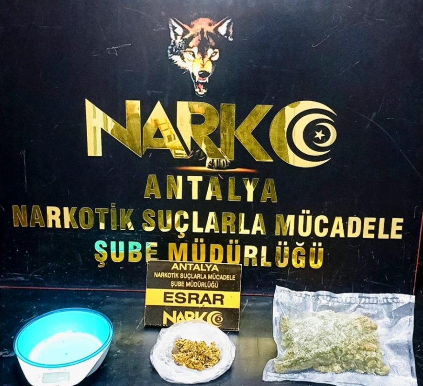 Antalya'da Uyuşturucu Operasyonu: 18 Kişi Tutuklandı.