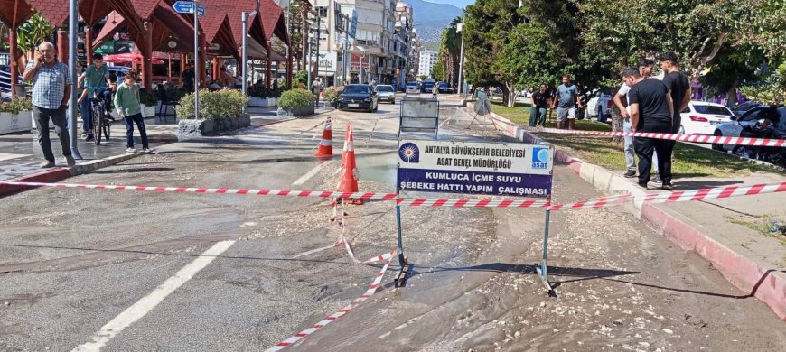 ASAT, Kumluca'da Arızalı Su Hattını Kökten Çözüyor.